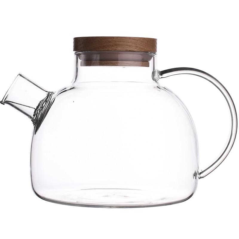 Scandinavische Glazen Theepot Set