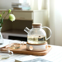 Scandinavische Glazen Theepot Set