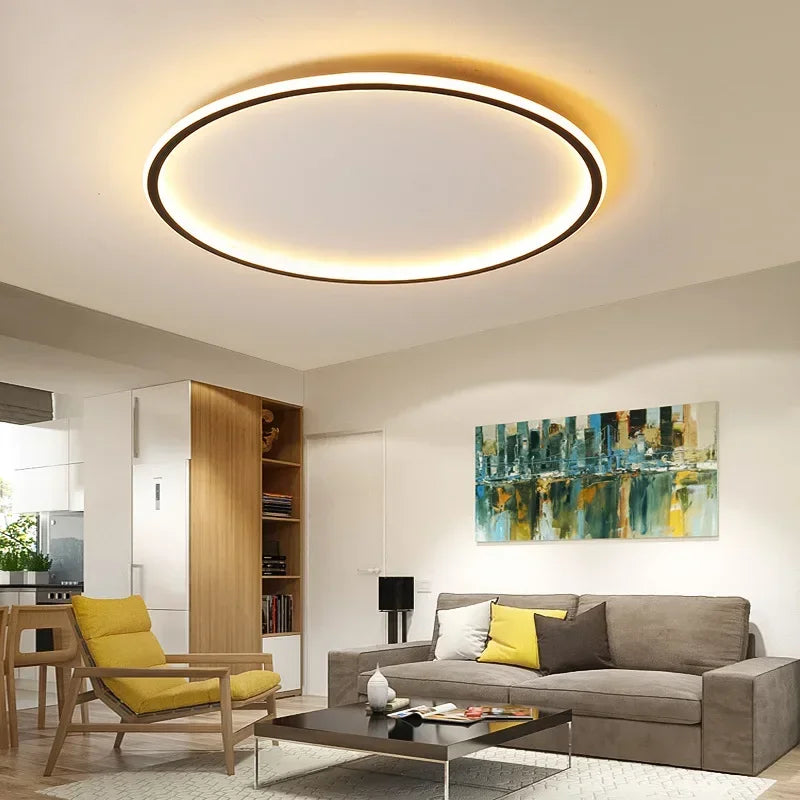 Scandinavische Ronde Plafondlamp - NordicGlow