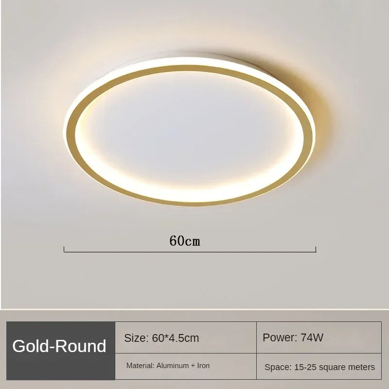 Scandinavische Ronde Plafondlamp - NordicGlow