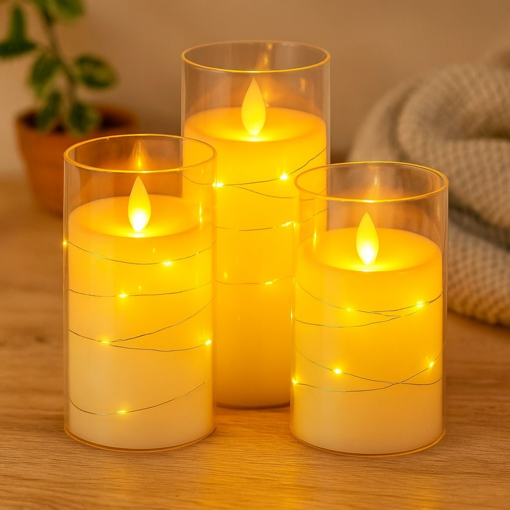 LED Kaarsen met Afstandsbediening & Timer | LED Kaarsen Set | ScheinLicht
