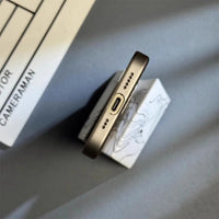 iPhone Hoes met Groefstructuur – Slanke Beschermhoes met Camera- en Krabsbescherming