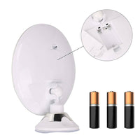 Make-up spiegel met verlichting en 10x vergroting | Verlichte LED spiegel rond | Kosmetix
