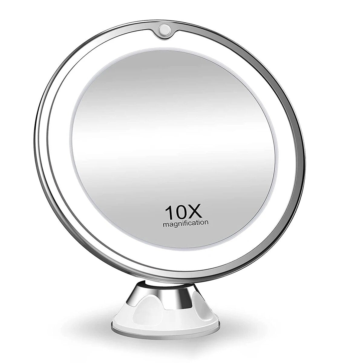 Make-up spiegel met verlichting en 10x vergroting | Verlichte LED spiegel rond | Kosmetix