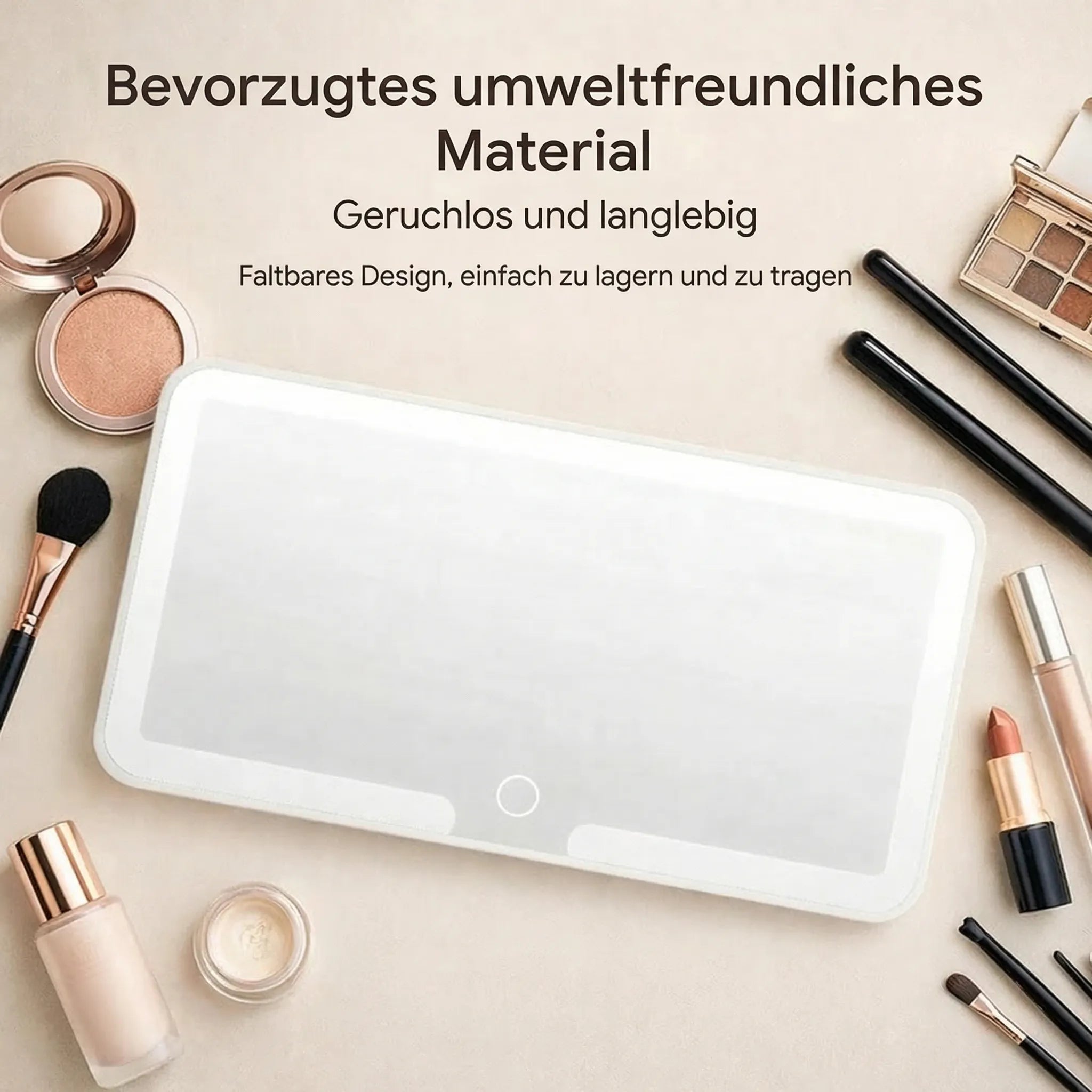 Make-up spiegel met licht voor auto | Verlichte cosmeticaspiegel | GlowVisor
