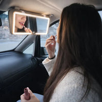 Make-up spiegel met licht voor auto | Verlichte cosmeticaspiegel | GlowVisor