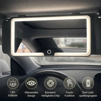 Make-up spiegel met licht voor auto | Verlichte cosmeticaspiegel | GlowVisor
