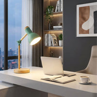Houten bureau lamp | Tafellamp | HoutLicht