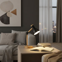 Houten bureau lamp | Tafellamp | HoutLicht