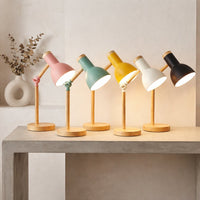 Houten bureau lamp | Tafellamp | HoutLicht