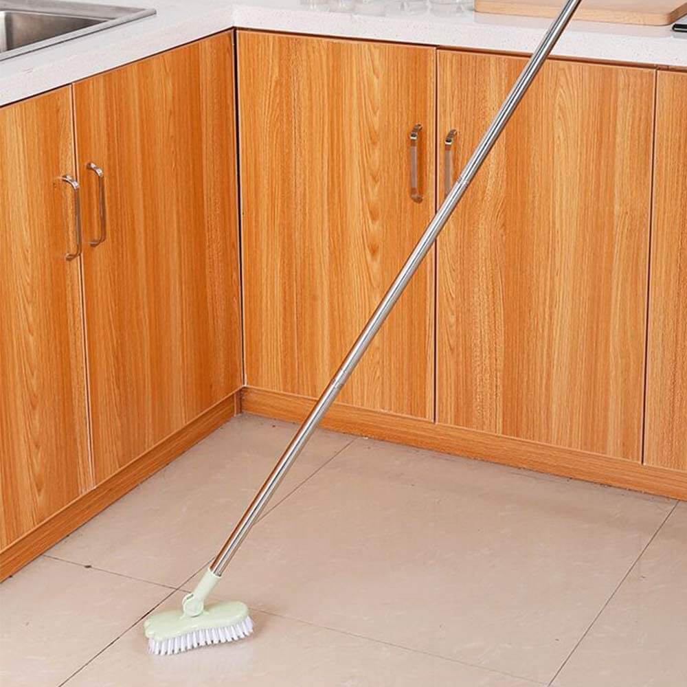 Telescopische roterende borstel | Perfect schoonmaakgereedschap voor badkamer en terras