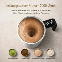 Zelfroerende Mok met LCD & USB | Automatische Beker voor Koffie en meer | RoerMeester
