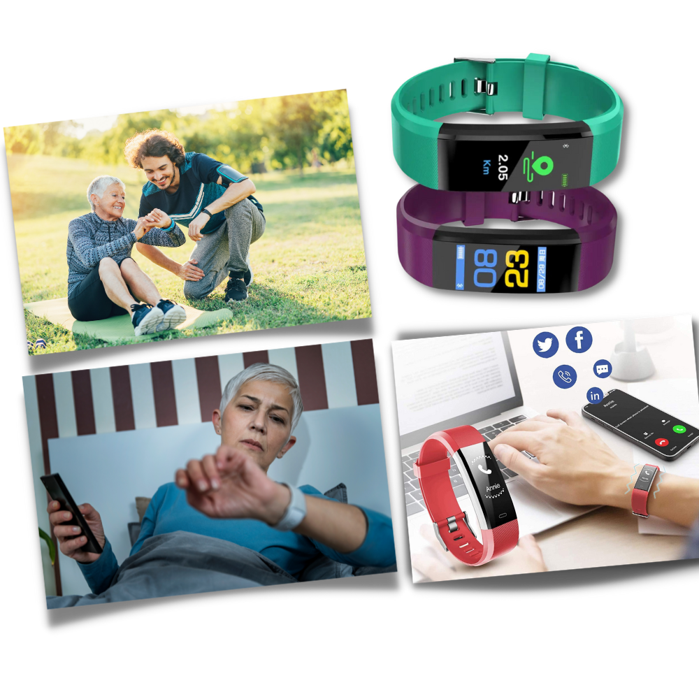 Brehn | Senioren Smartwatch | Hartslag & Bloeddruk Altijd in Beeld