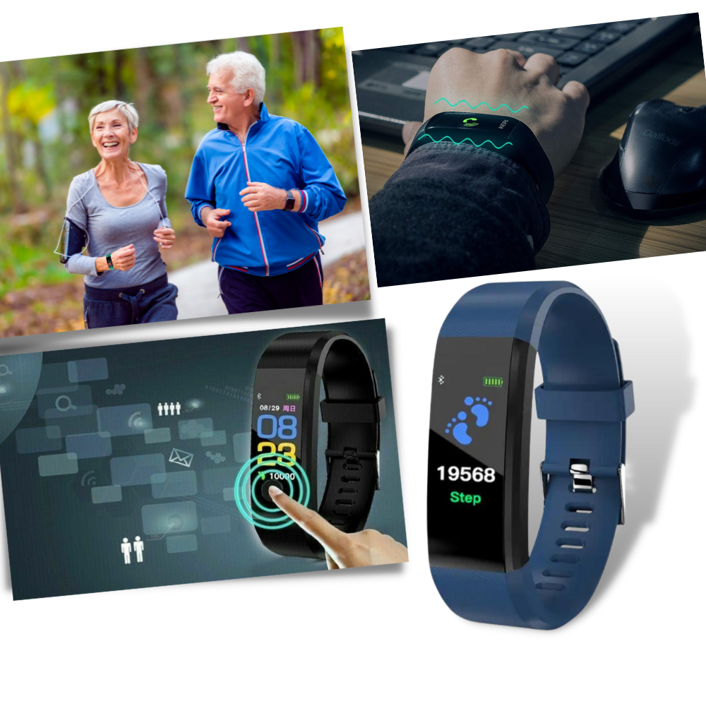 Brehn | Senioren Smartwatch | Hartslag & Bloeddruk Altijd in Beeld