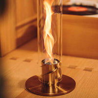 FlameGlow - Moderne tafelhaard met verstelbare vlammen voor een gezellige sfeer