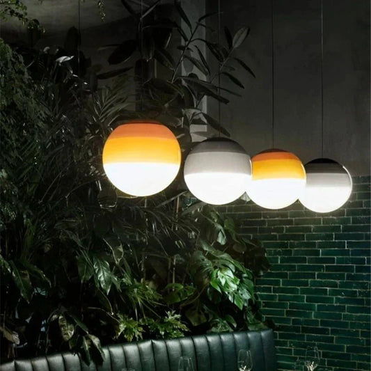 Kleurverloop Glazen Hanglamp Moderne Verlichting