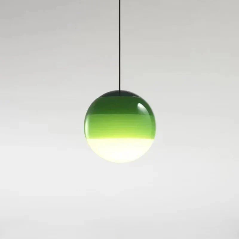 Kleurverloop Glazen Hanglamp Moderne Verlichting