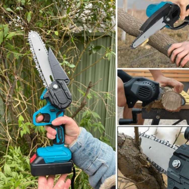 Skanto | SharpCut 6” Draadloze Kettingzaag | Krachtig en Ergonomisch | Lichtgewicht