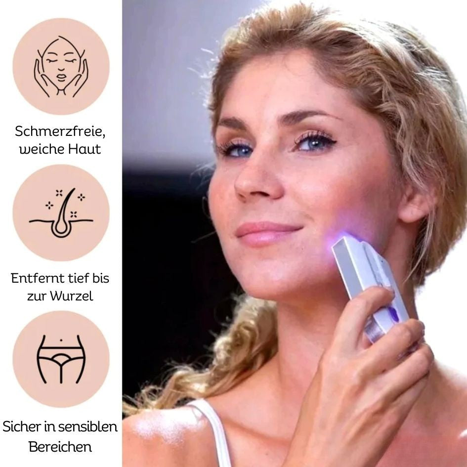Laser Haarverwijderingsapparaat | Elektrisch scheerapparaat voor zachte haarverwijdering | SilkLaser