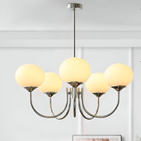 Marshmallow Moderne Glazen Bollen Kroonluchter