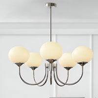 Marshmallow Moderne Glazen Bollen Kroonluchter