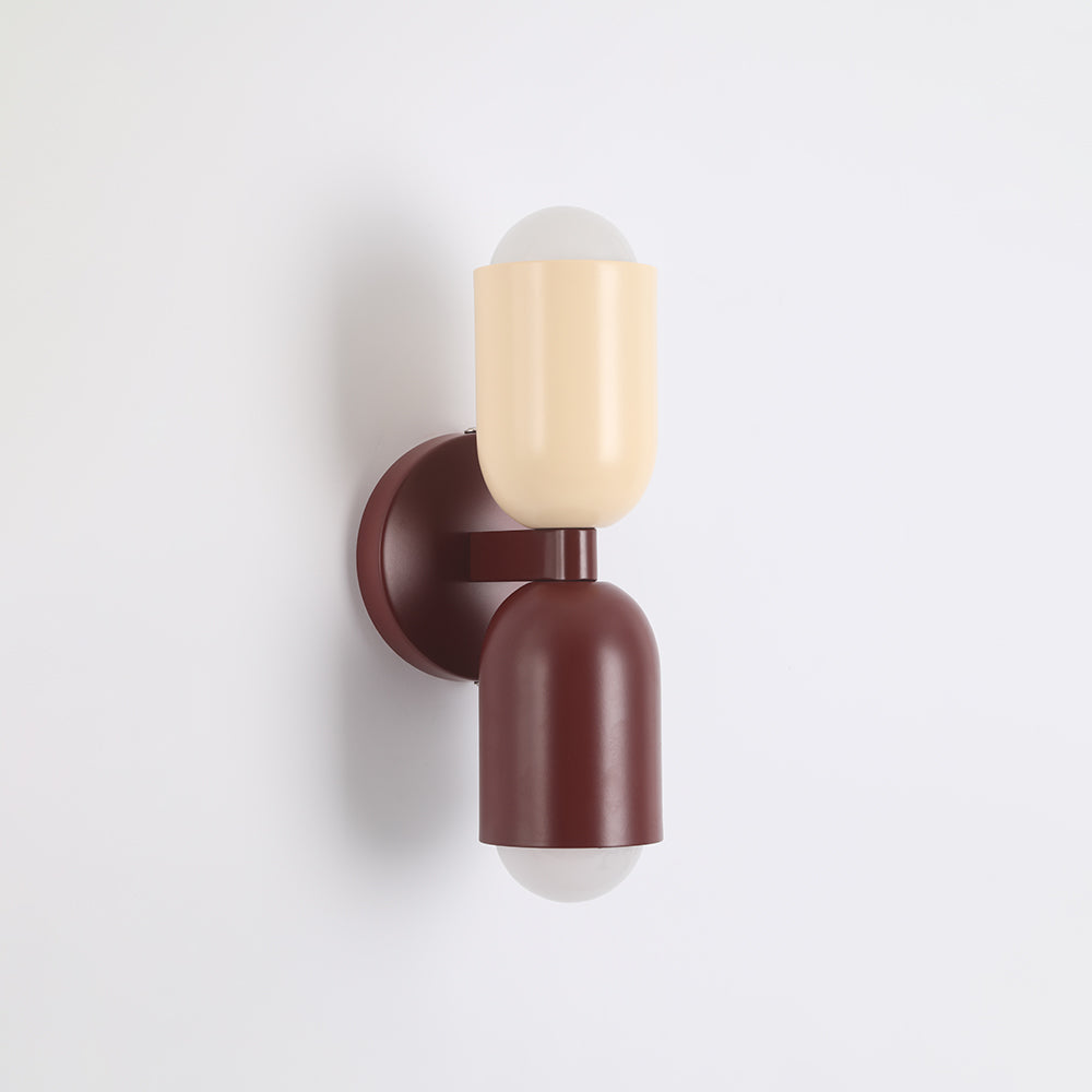 Kira Wandlamp Cilinder Scandinavisch Gekleurd Metaal Woonkamer