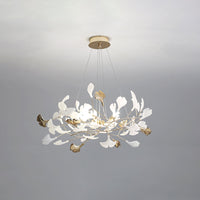 Jarn Hanglamp Blad/Multi Modern Metaal/Porselein Goud/Wit Woonkamer