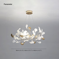 Jarn Hanglamp Blad/Multi Modern Metaal/Porselein Goud/Wit Woonkamer