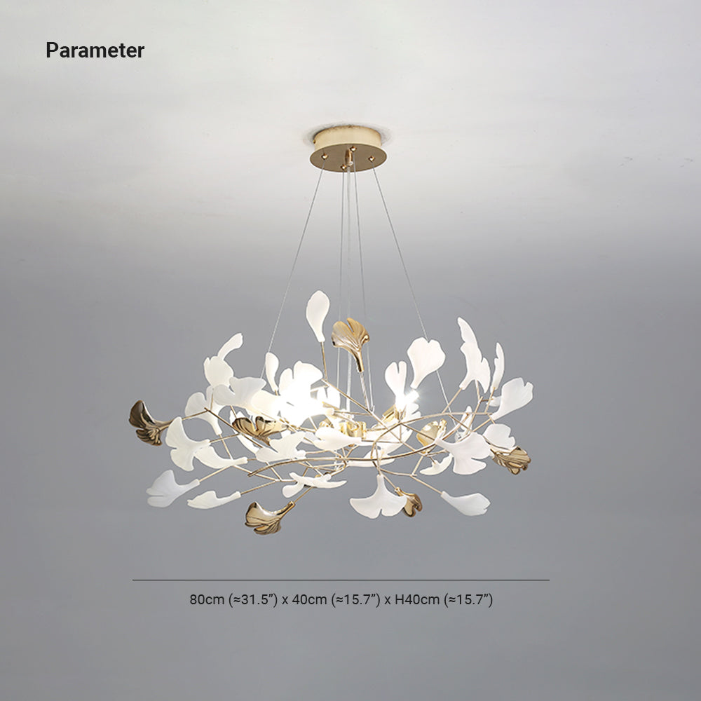 Jarn Hanglamp Blad/Multi Modern Metaal/Porselein Goud/Wit Woonkamer