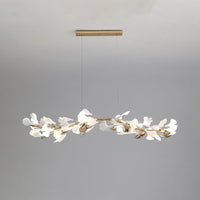 Olivia Moderne Art Deco Metaal & Keramiek Kroonluchter, Goud