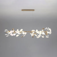 Olivia Moderne Art Deco Metaal & Keramiek Kroonluchter, Goud