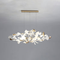 Jarn Hanglamp Blad/Multi Modern Metaal/Porselein Goud/Wit Woonkamer