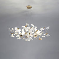 Jarn Hanglamp Blad/Multi Modern Metaal/Porselein Goud/Wit Woonkamer