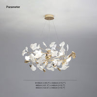 Jarn Hanglamp Blad/Multi Modern Metaal/Porselein Goud/Wit Woonkamer