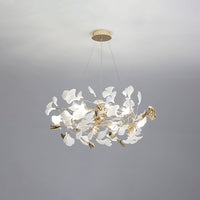 Jarn Hanglamp Blad/Multi Modern Metaal/Porselein Goud/Wit Woonkamer