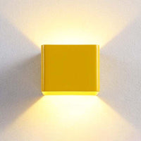 Miren Moderne Vierkante Wandlamp 5-Kleuren. Slaapkamer
