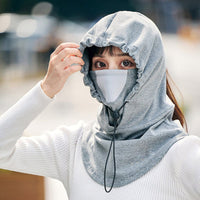 Hooded Face Mask met Nekwarmer voor Fietsen