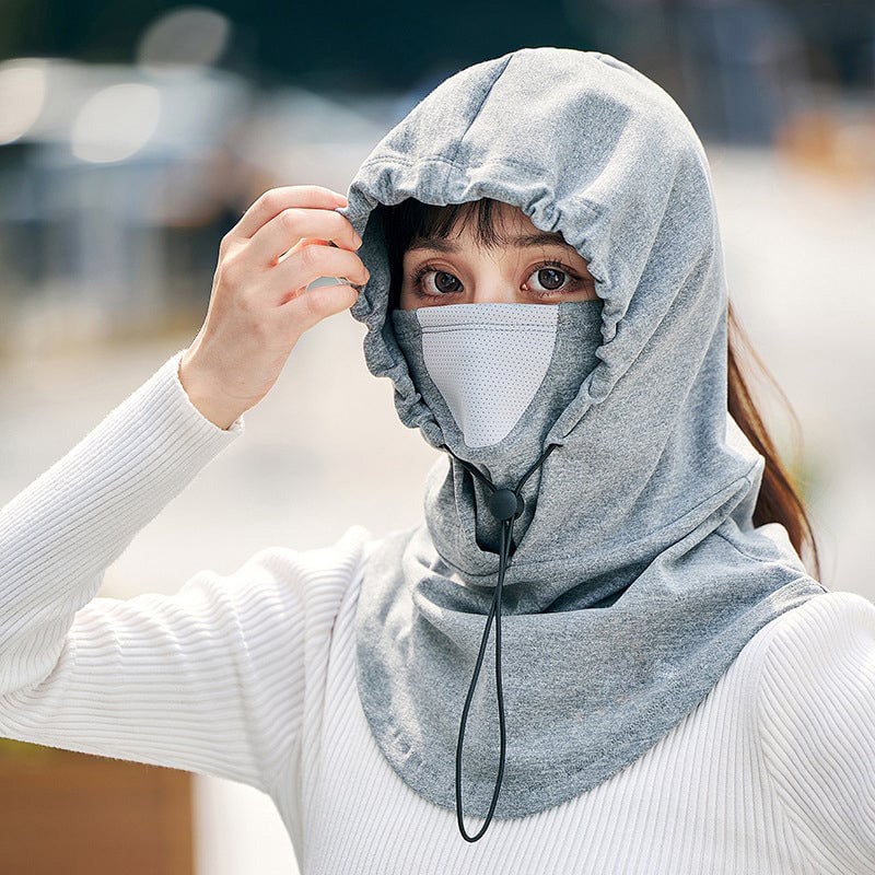 Hooded Face Mask met Nekwarmer voor Fietsen