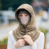 Hooded Face Mask met Nekwarmer voor Fietsen