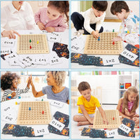 Montessori vermenigvuldigen en optellen | Verhoogt de concentratie en creativiteit met intuïtieve gameplay en helpt kinderen om wiskundeconcepten eenvoudig en leuk te begrijpen.