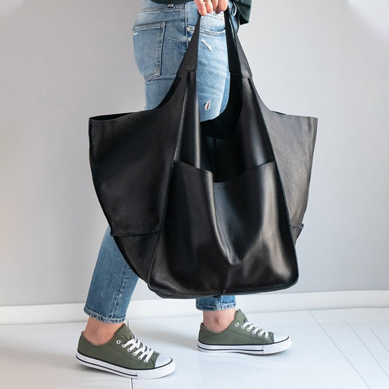 Oversized Weekend Handtassen van Leer
