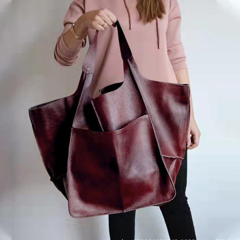 Oversized Weekend Handtassen van Leer