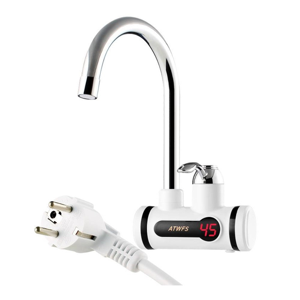 Kraan met ingebouwde verwarming voor direct warm water