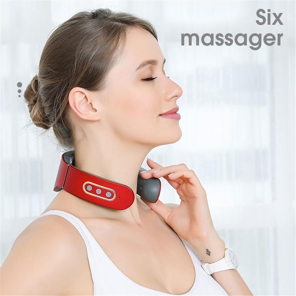 Skanto | Slimme 4D Nek- en Schoudermassage met Warmte voor Nek- en Schouderverlichting