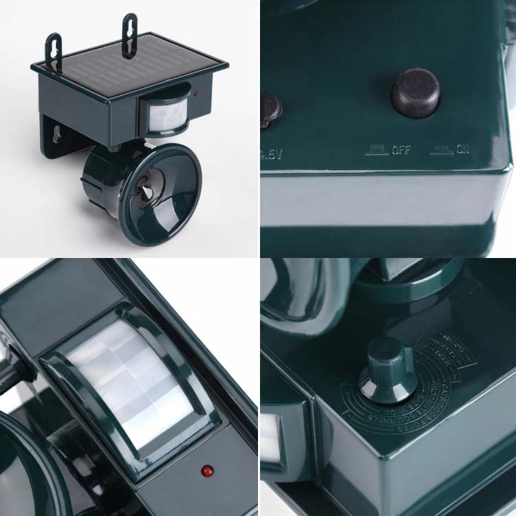 Slimme Ultrasone Zonnevogelafschrikker