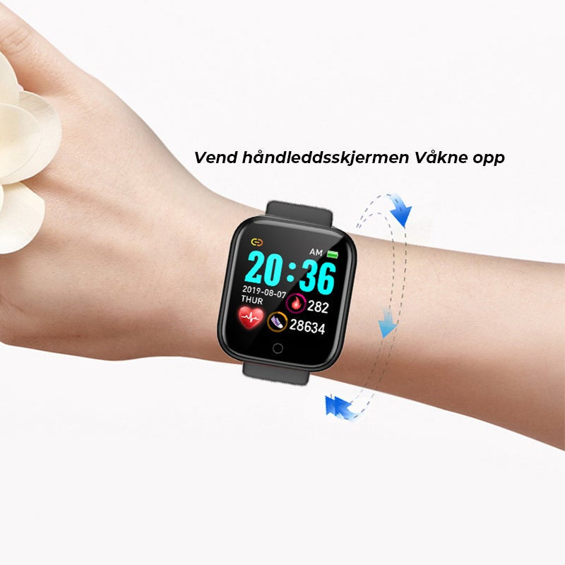 Slimme Horloge met Hartslagmeter – Multifunctioneel IP67 Waterdicht