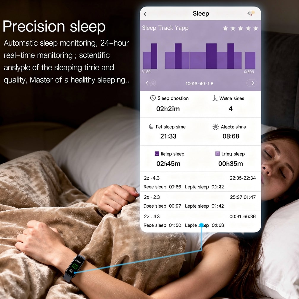Smartwatch met EKG, Hartslag, Bloeddruk & Slaaptracking voor Dames en Heren | Fitness Tracker | Vitaro