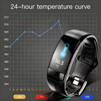 Smartwatch met EKG, Hartslag, Bloeddruk & Slaaptracking voor Dames en Heren | Fitness Tracker | Vitaro