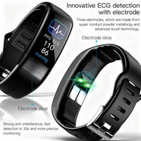 Smartwatch met EKG, Hartslag, Bloeddruk & Slaaptracking voor Dames en Heren | Fitness Tracker | Vitaro