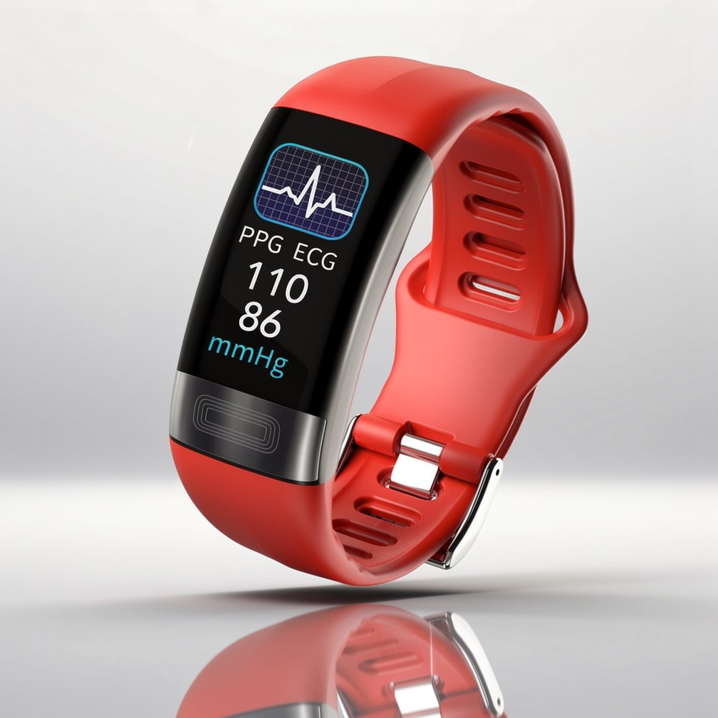 Smartwatch met EKG, Hartslag, Bloeddruk & Slaaptracking voor Dames en Heren | Fitness Tracker | Vitaro